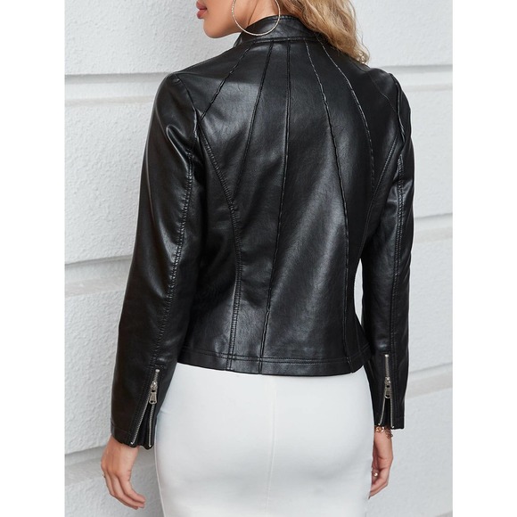 WILA Red Leather Jacket - Picture 6 of 7